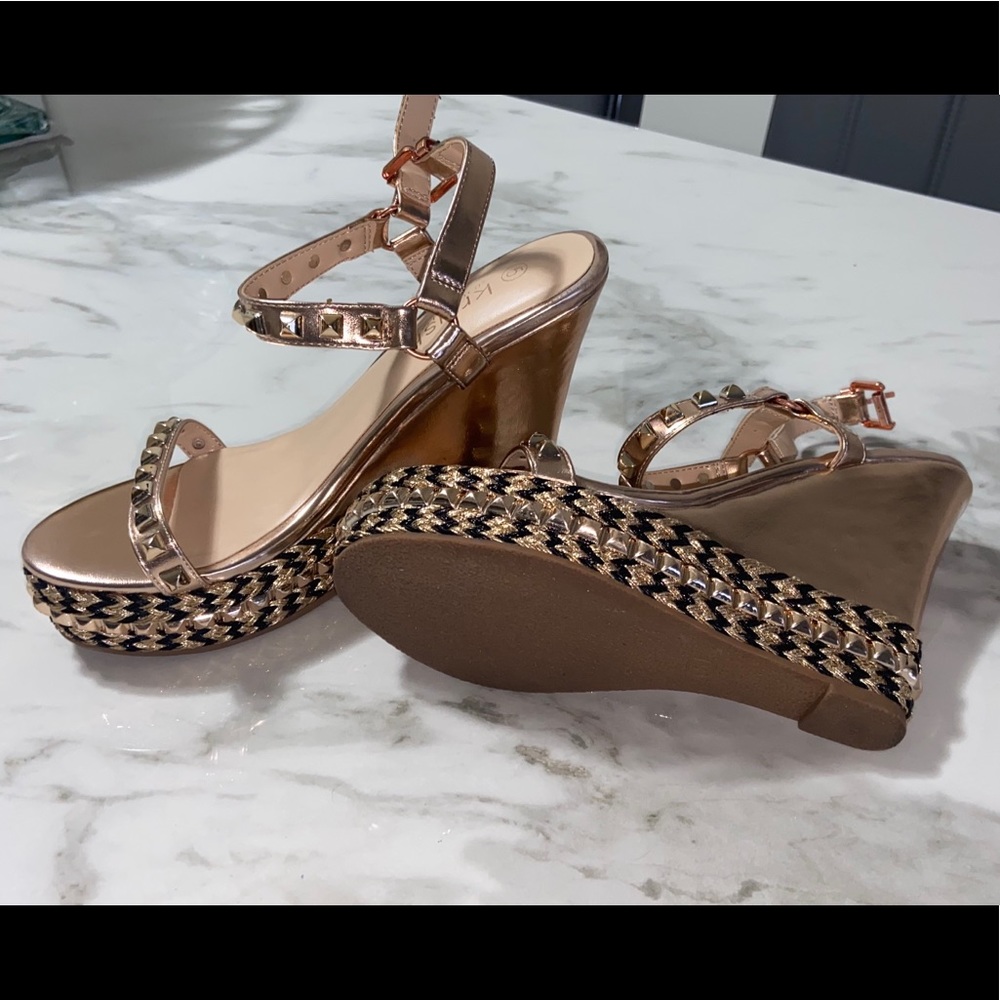 New Rose Gold Wedges